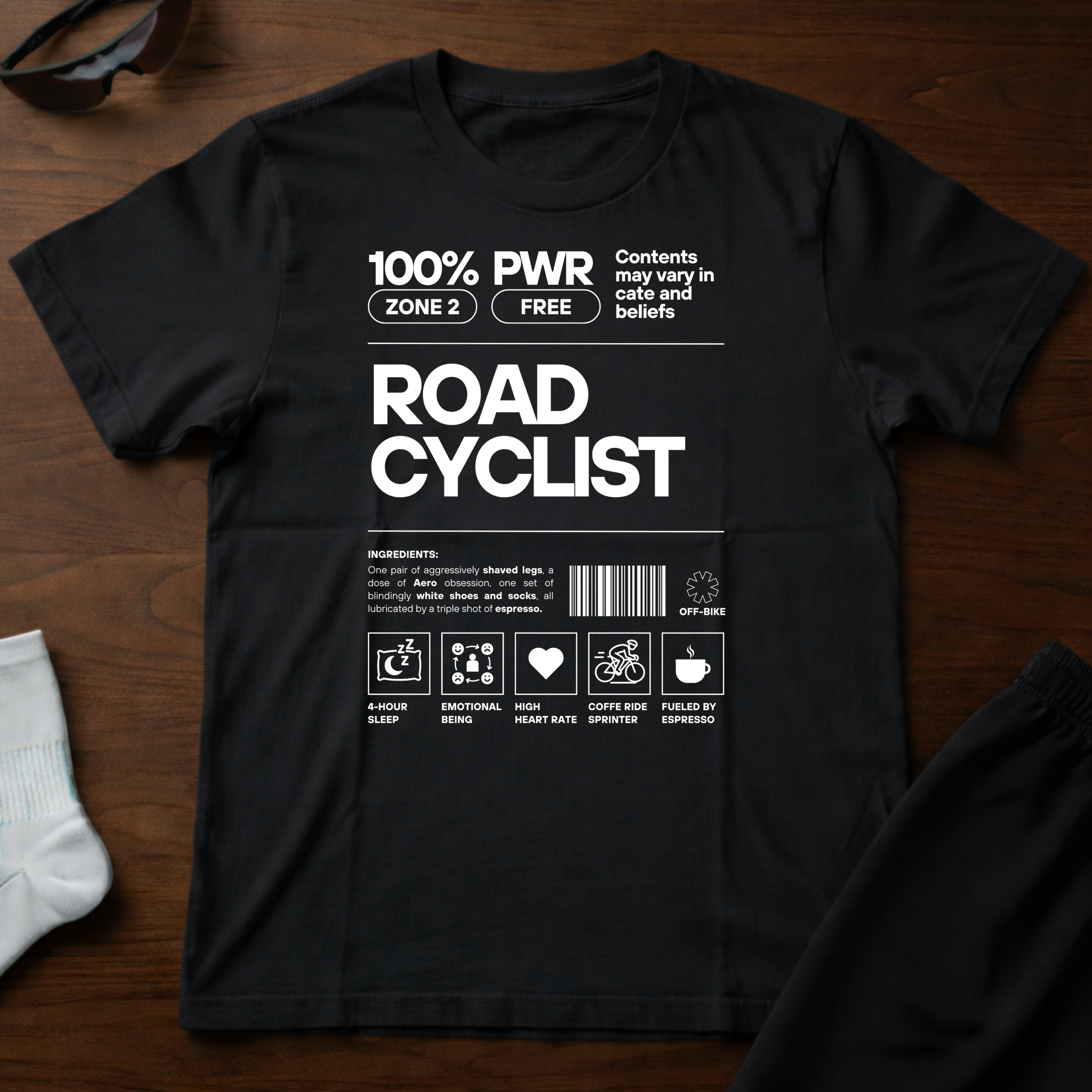 100% Road Cyclist Tee