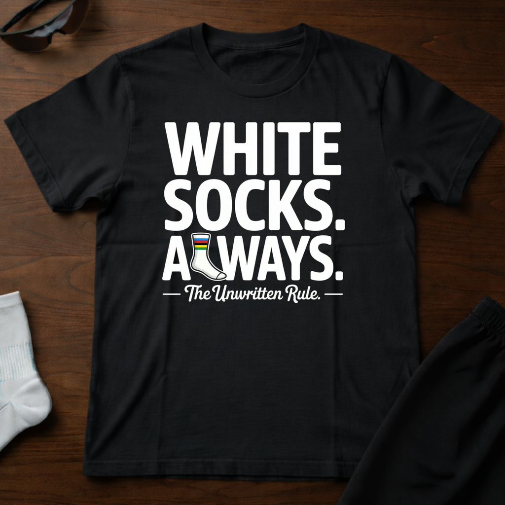 White Socks Always. Tee