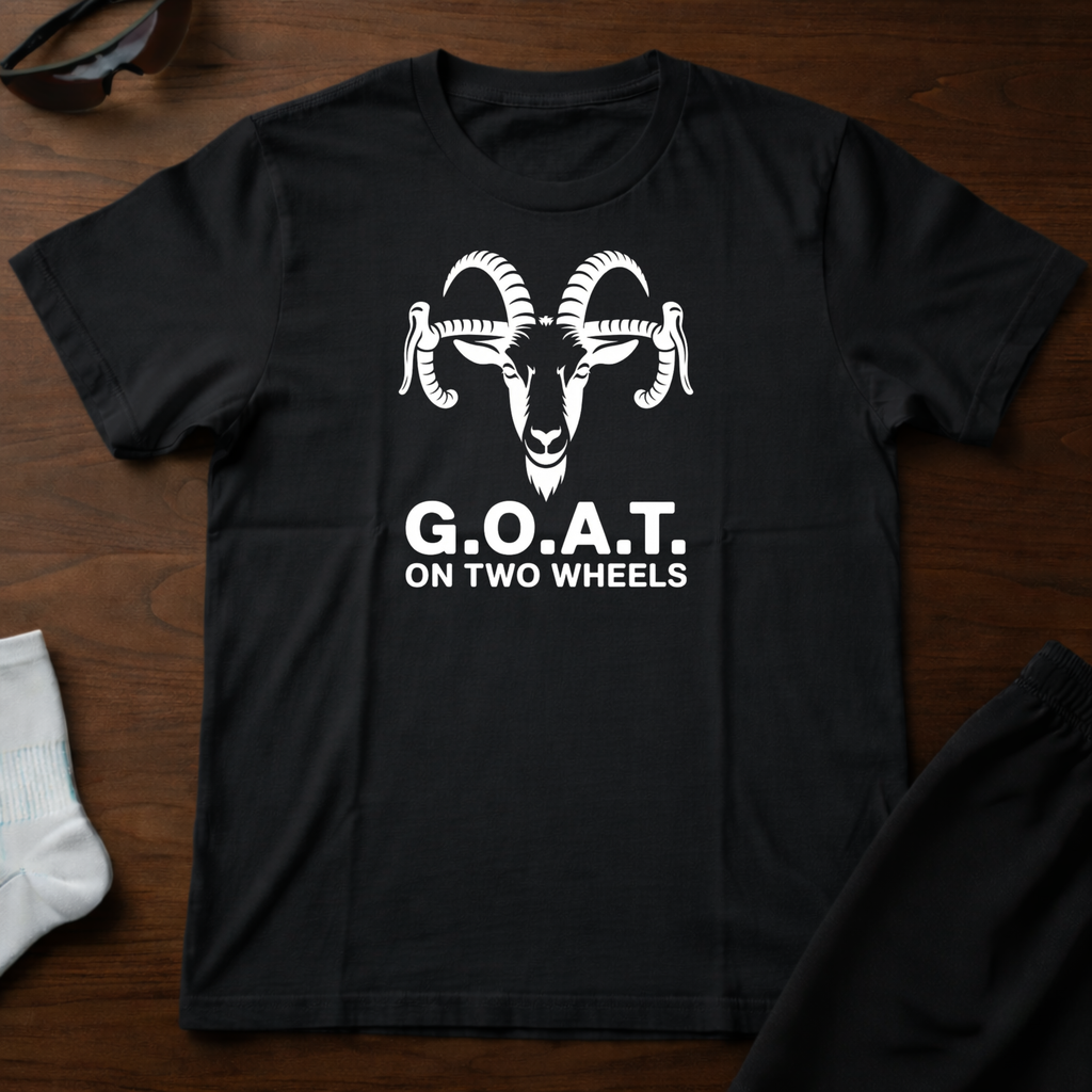 GOAT On Two Wheels Tee