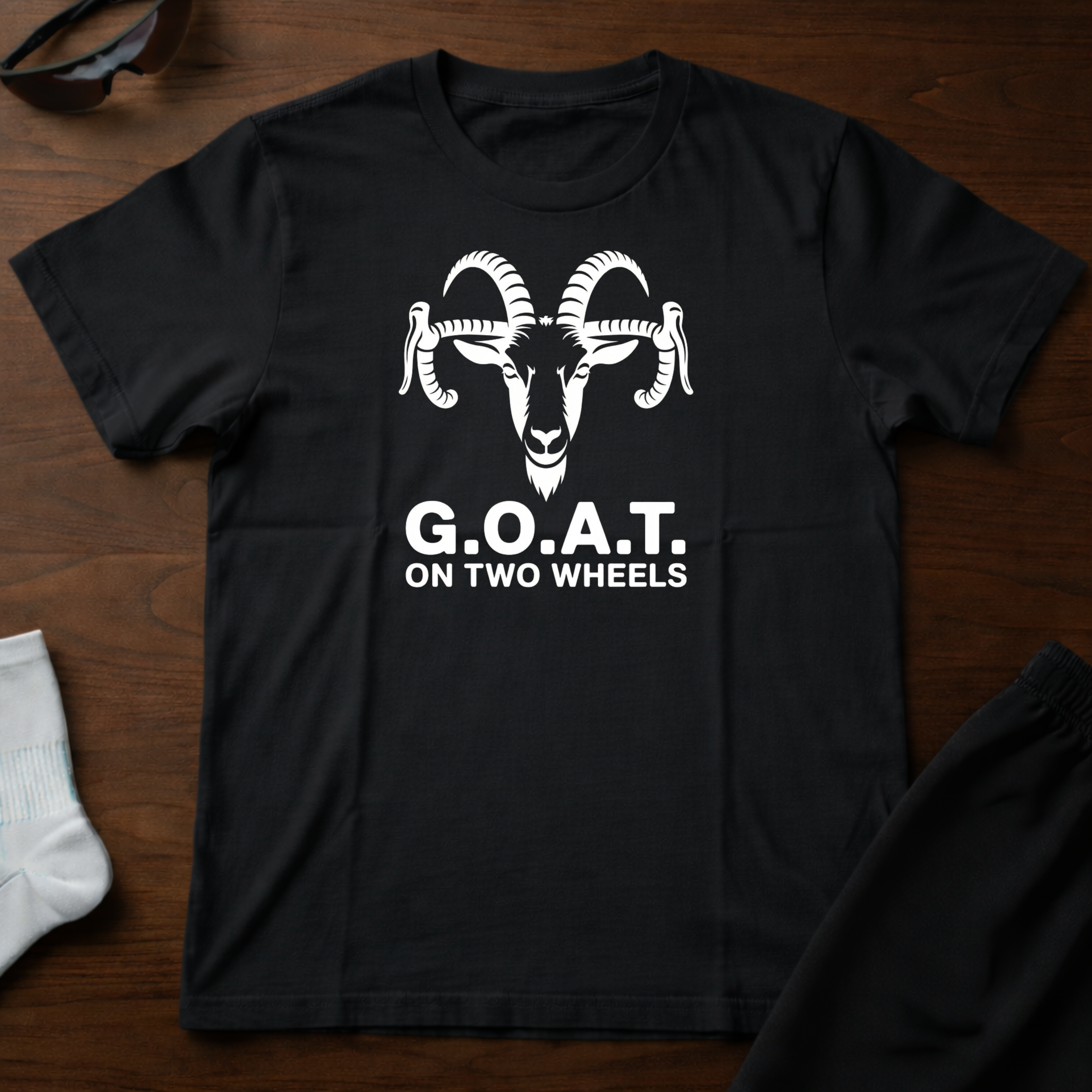 GOAT On Two Wheels Tee