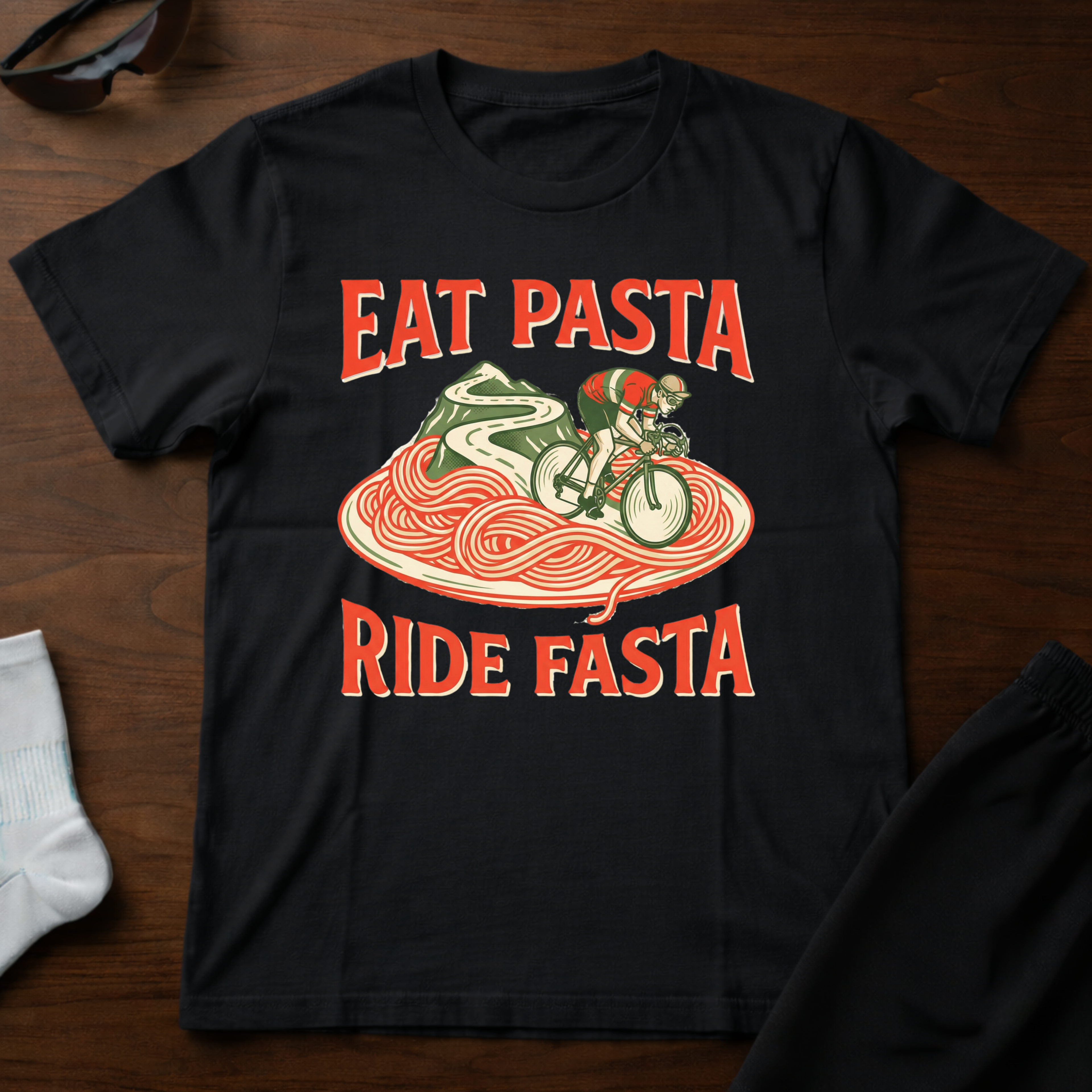 Eat Pasta, Ride Fasta Tee