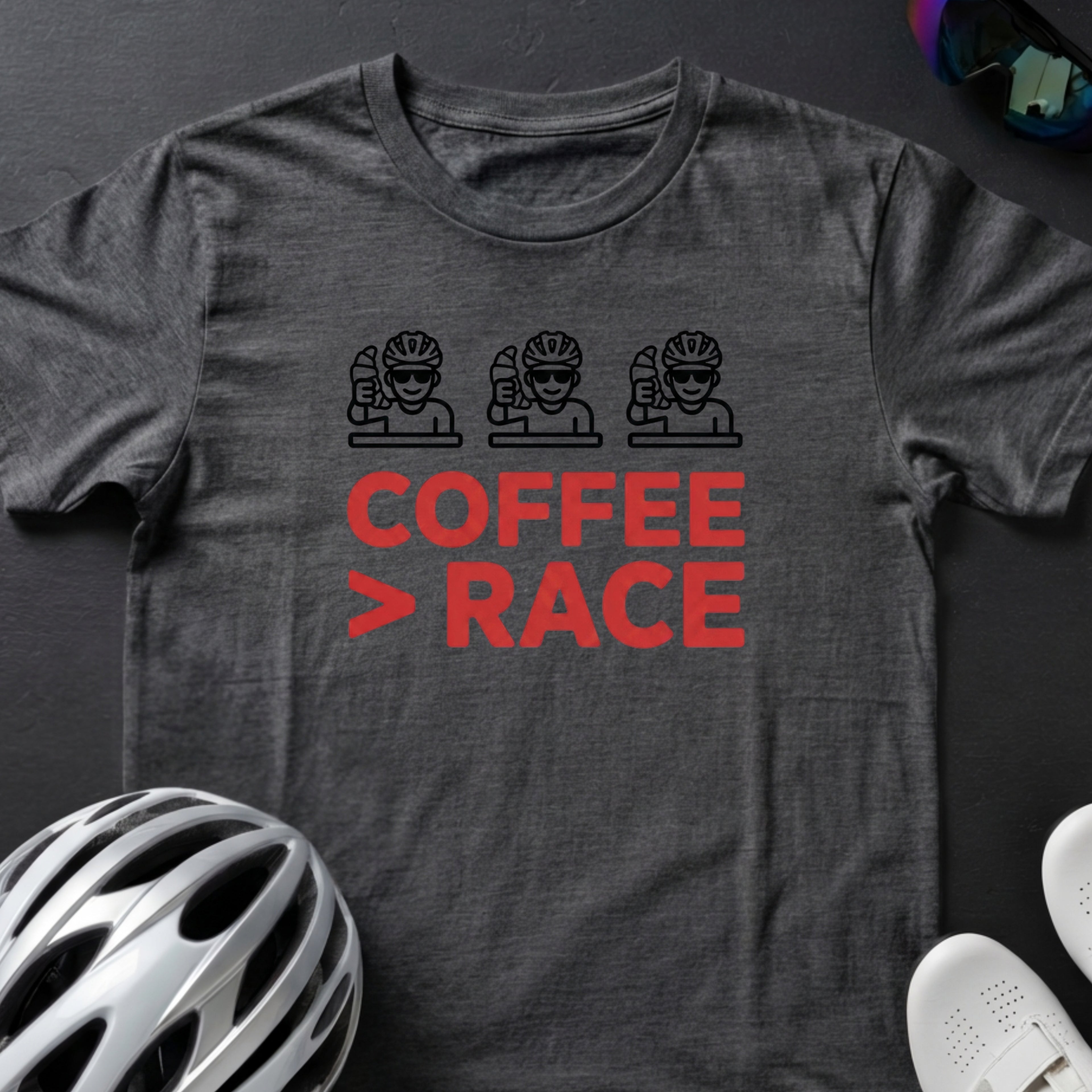 COFFEE THAN RACE TEE