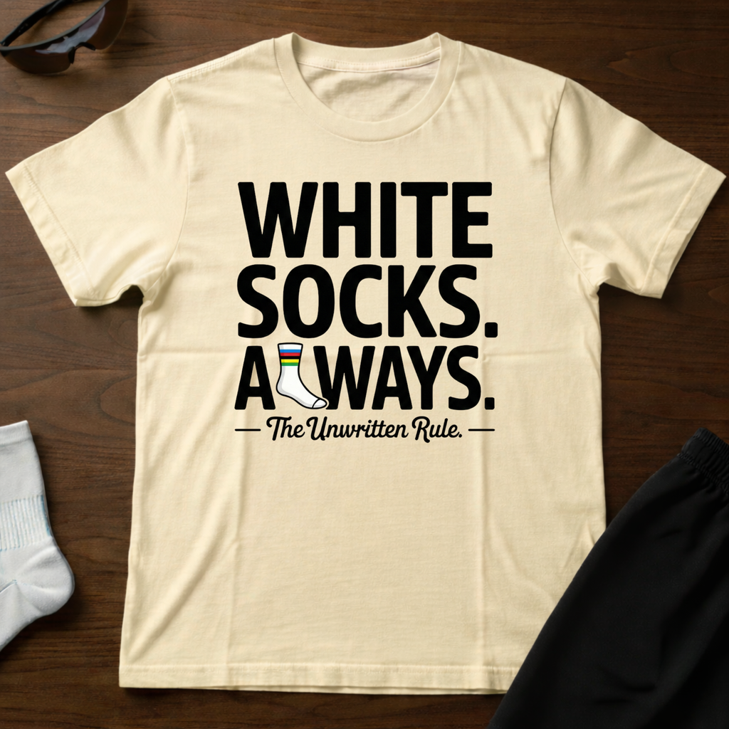 White Socks Always. Tee
