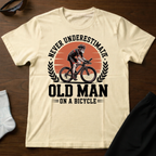Old Man On TT Bike Tee