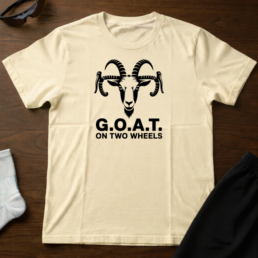 GOAT On Two Wheels Tee