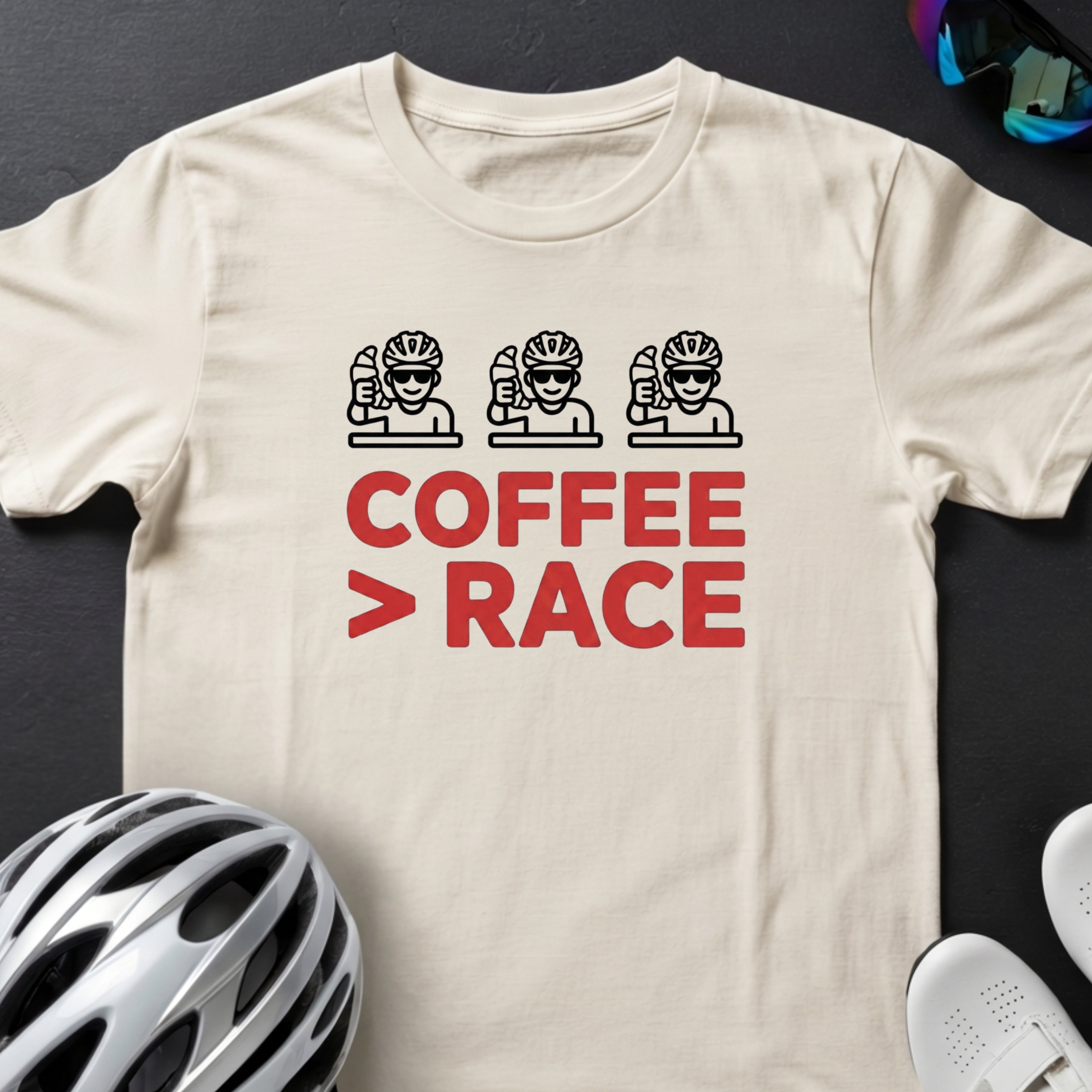 COFFEE THAN RACE TEE