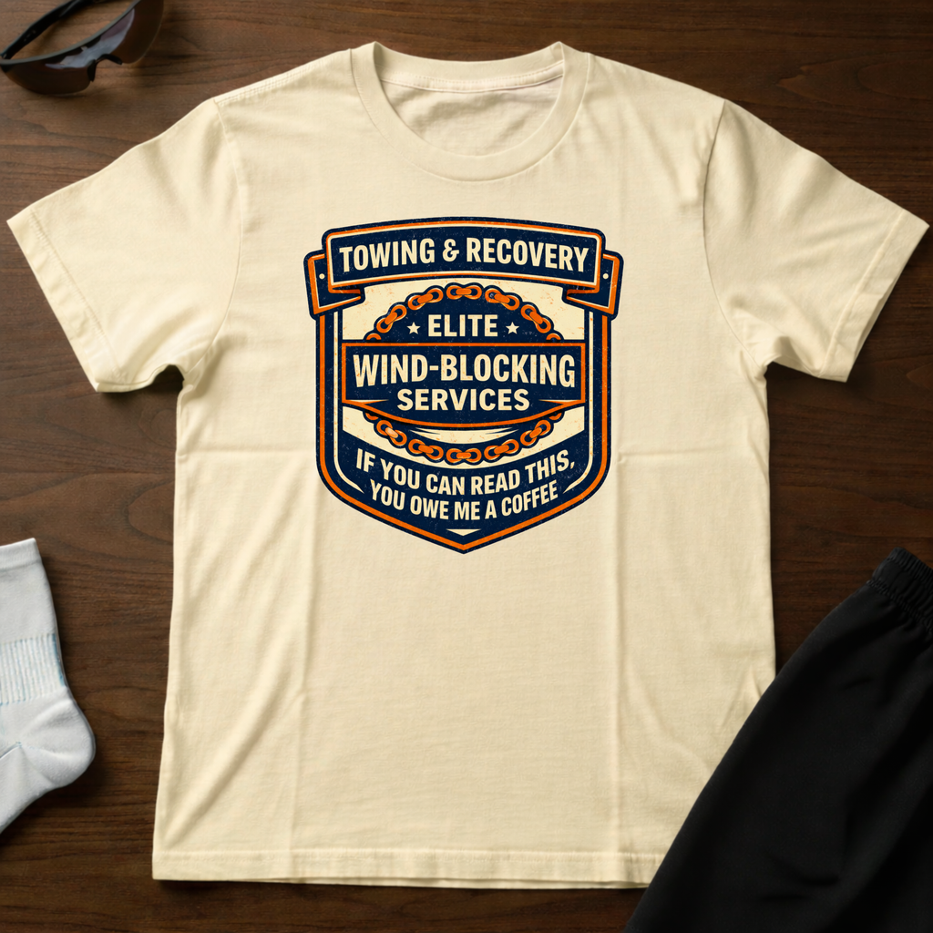 Wind-Blocking Services Tee