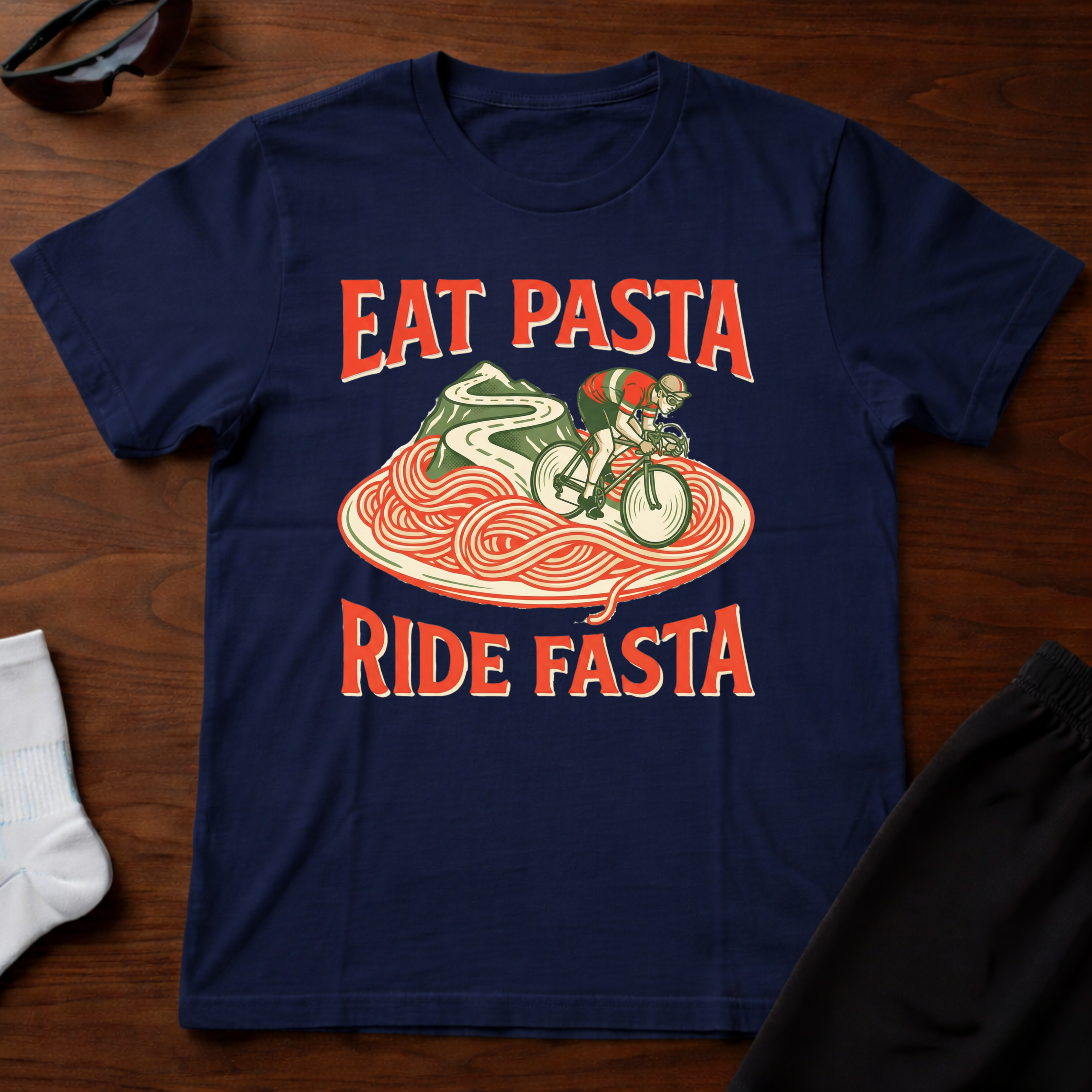 Eat Pasta, Ride Fasta Tee