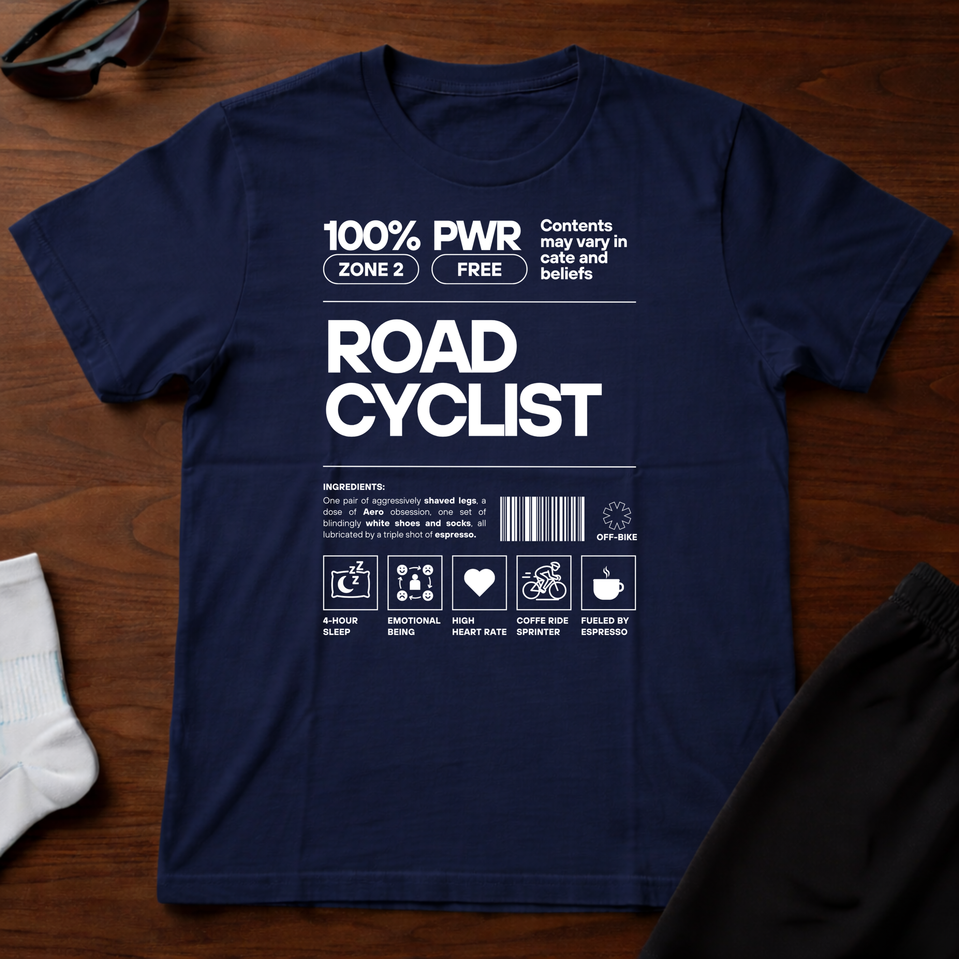 100% Road Cyclist Tee