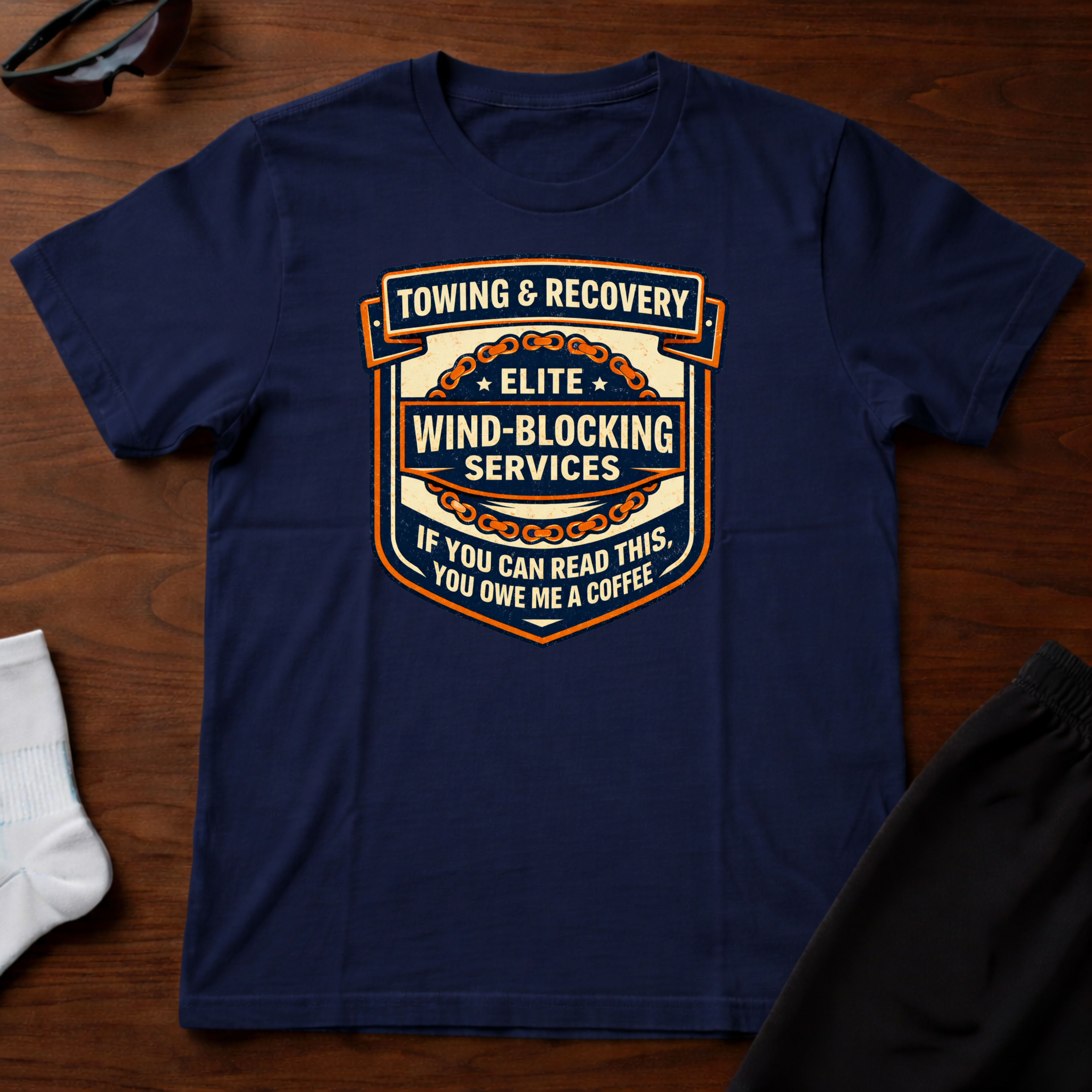 Wind-Blocking Services Tee