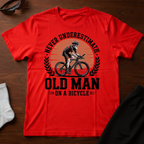 Old Man On TT Bike Tee