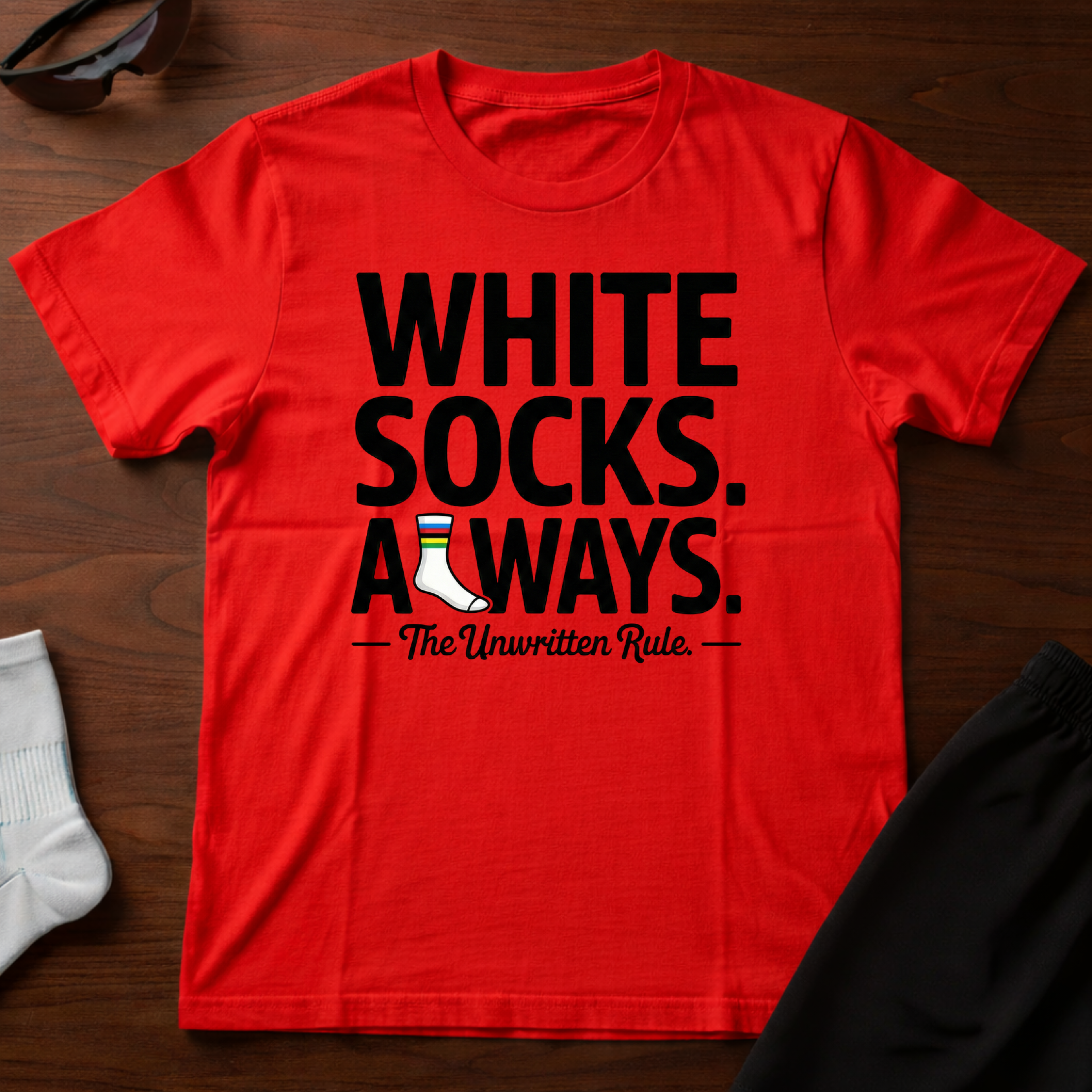 White Socks Always. Tee