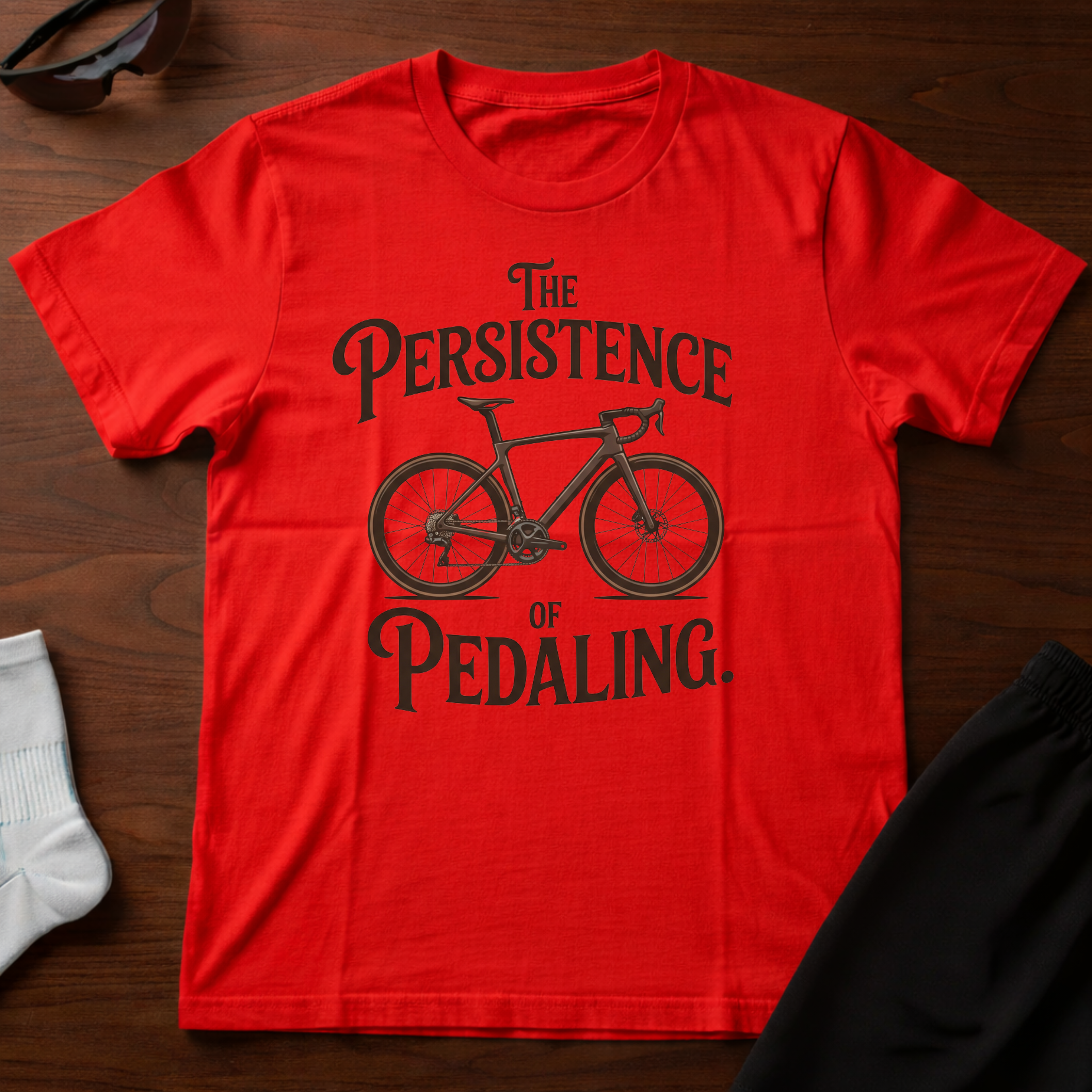 The Persistence Of Pedaling Tee