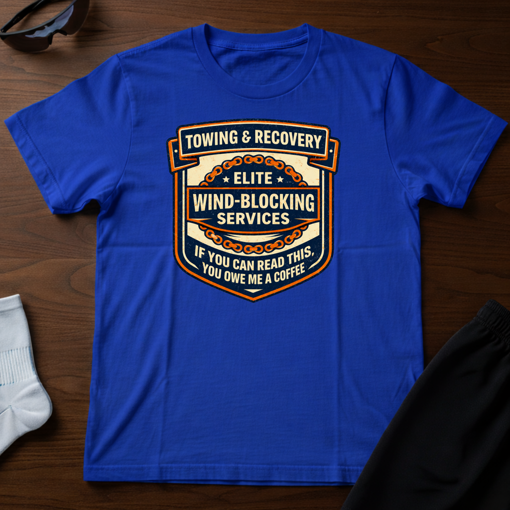 Wind-Blocking Services Tee