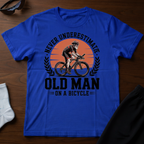 Old Man On TT Bike Tee
