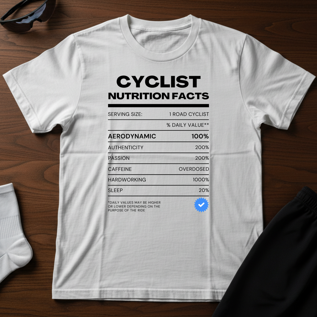 Cyclist Nutrition Facts Tee