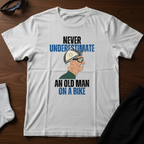 Iconic Old Man On Bike Tee