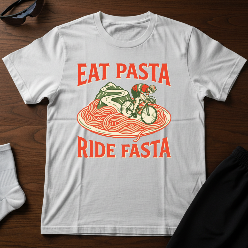 Eat Pasta, Ride Fasta Tee