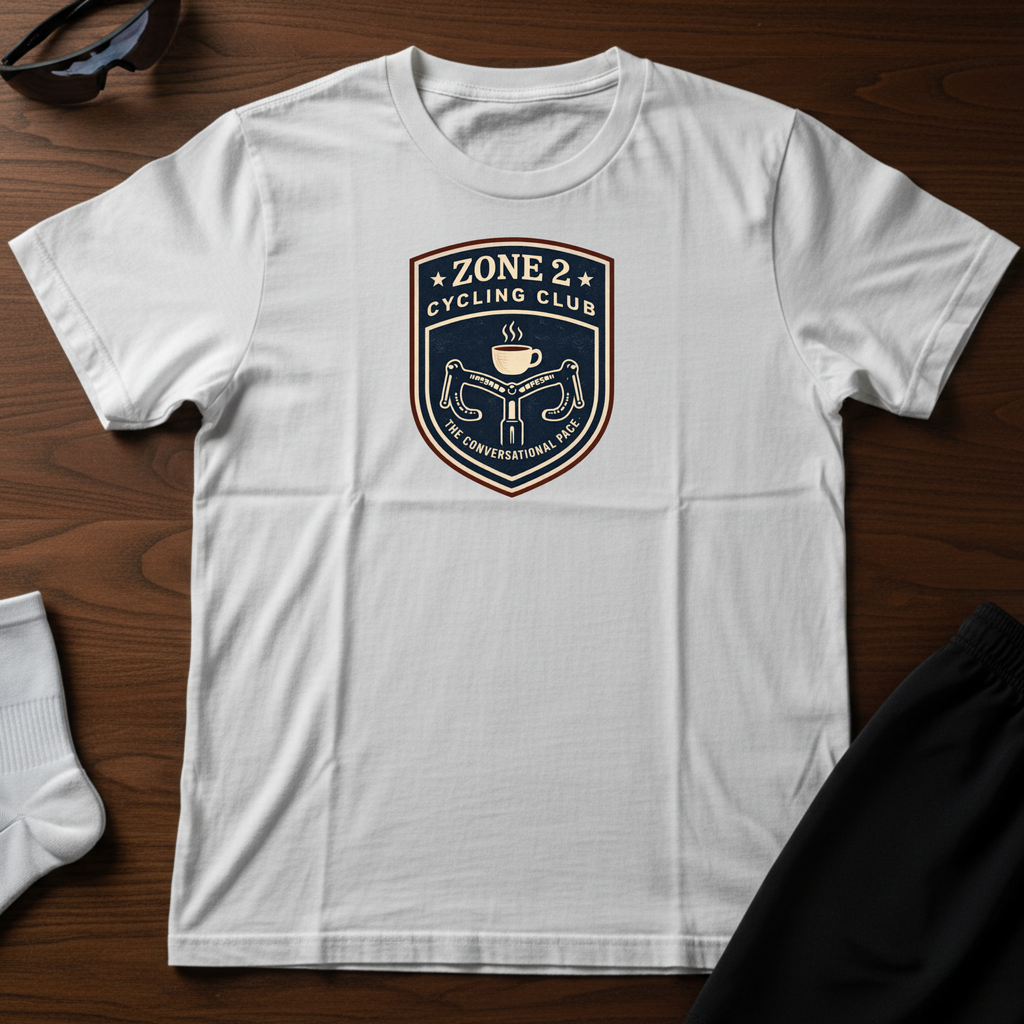 Zone 2 Cycling Club Badge Tee