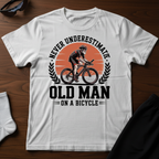 Old Man On TT Bike Tee