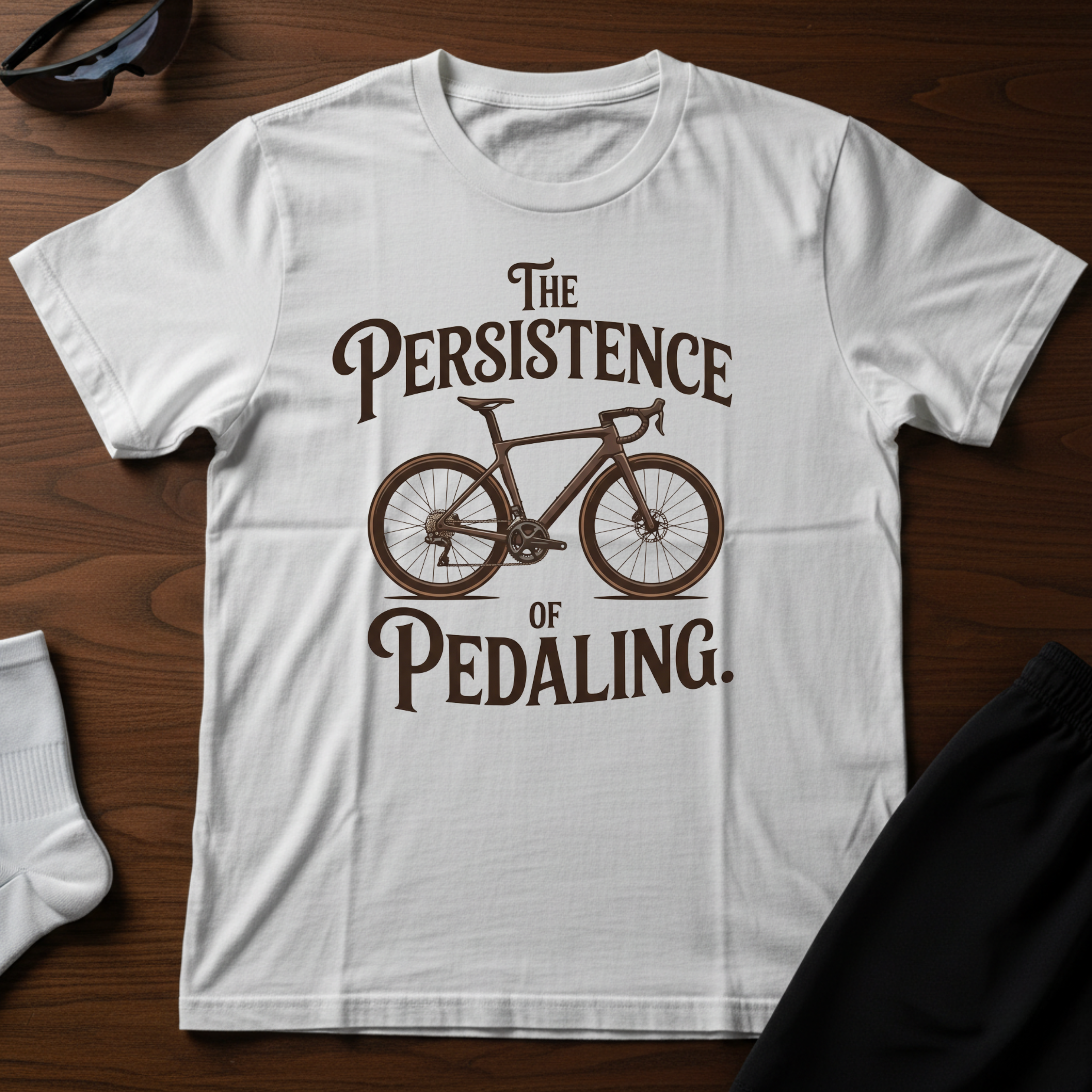 The Persistence Of Pedaling Tee