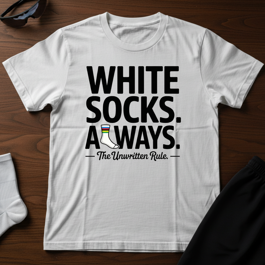 White Socks Always. Tee